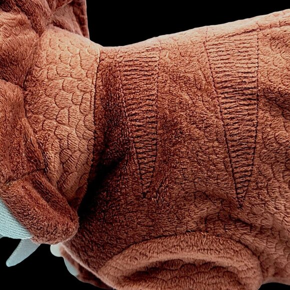 IKEA Jattelik Triceratops Dinosaur 18" Brown Textured Realistic Stuffed 2006 - Picture 7 of 7